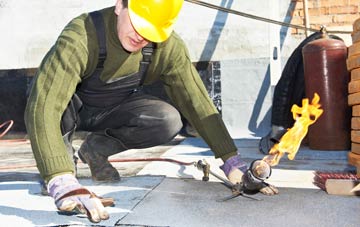 Pontithel flat roof construction